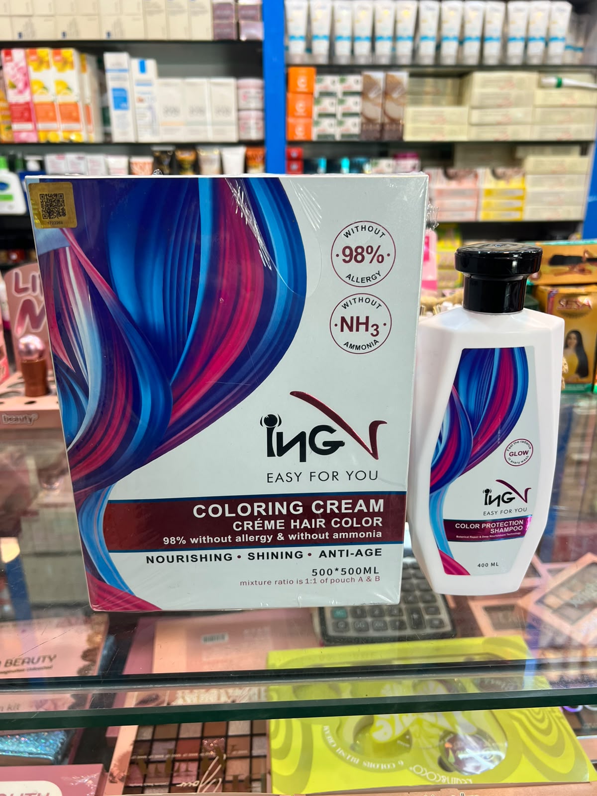 ING-V  COLORING CREAM HAIR COLOR