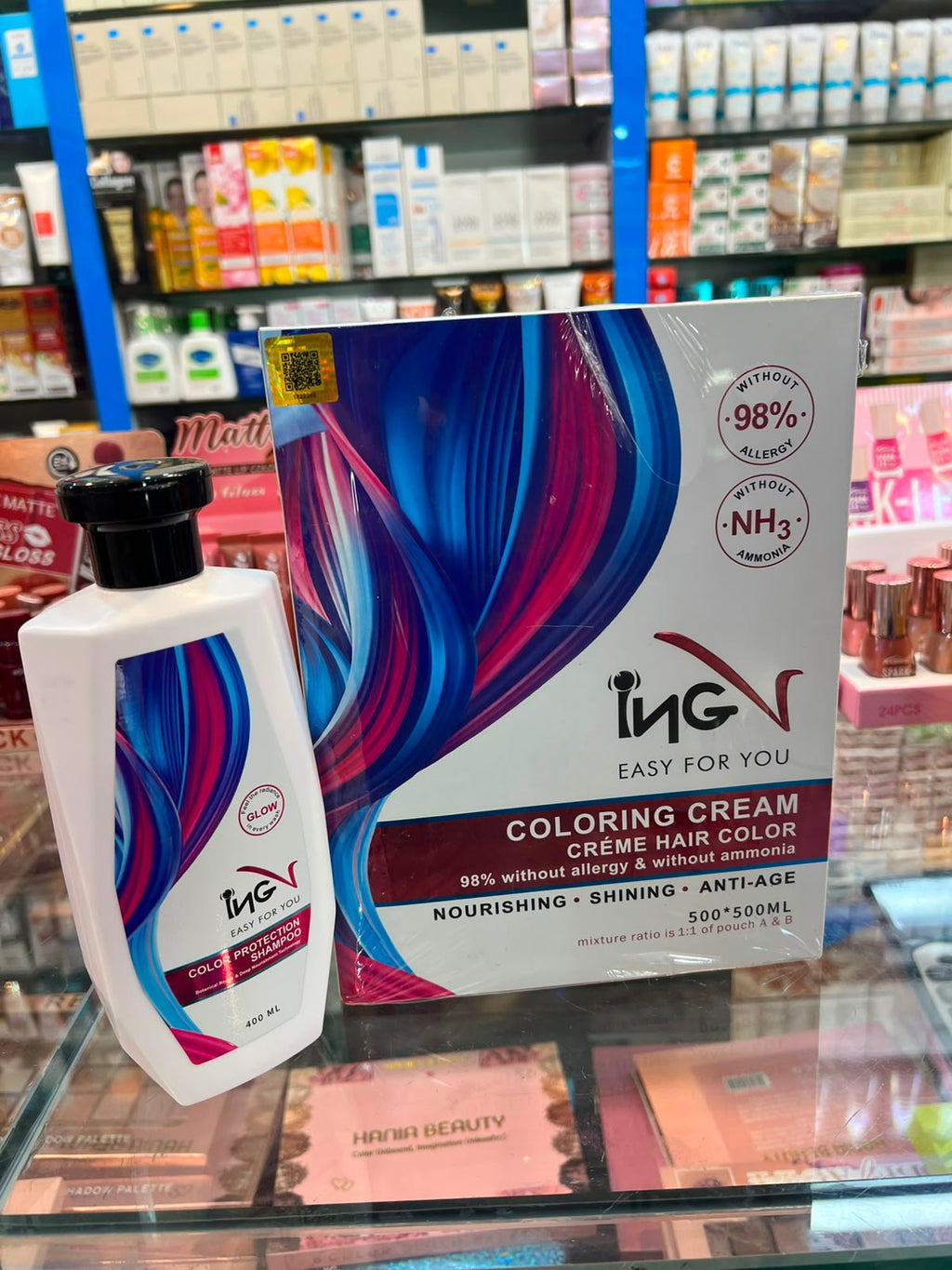 ING-V  COLORING CREAM HAIR COLOR