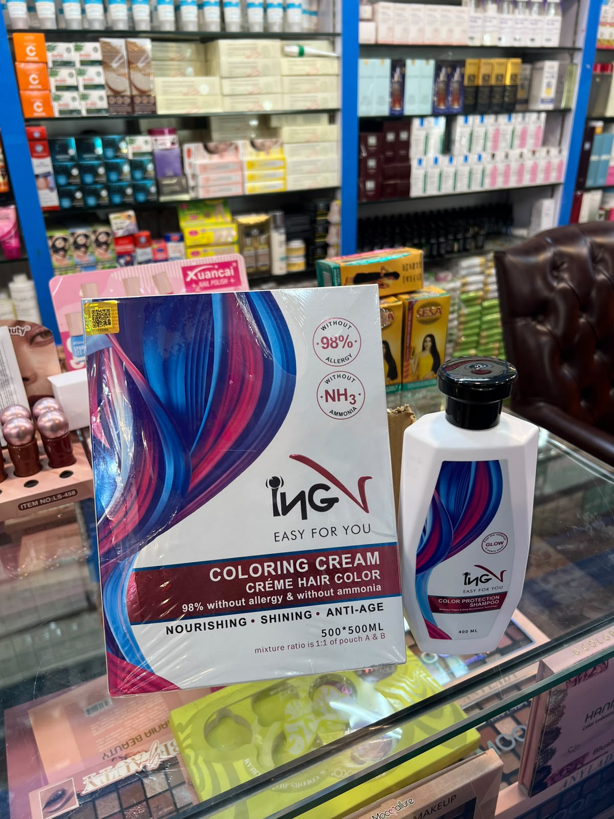ING-V  COLORING CREAM HAIR COLOR